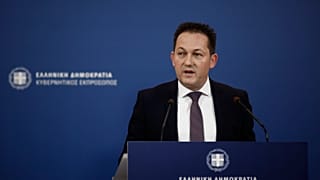 Ο κυβερνητικός εκπρόσωπος, Στέλιος Πέτσας