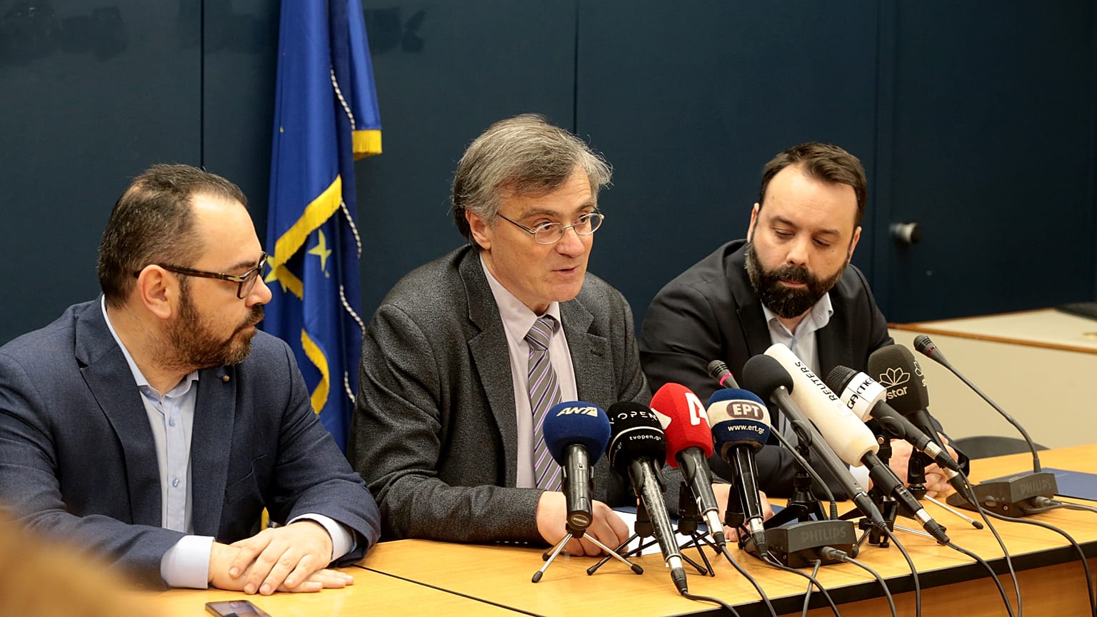 Ο εκπρόσωπος του Υπουργείου Υγείας, καθηγητής Λοιμωξιολογίας, Σωτήρης Τσιόδρας 