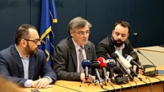 Ο εκπρόσωπος του Υπουργείου Υγείας, καθηγητής Λοιμωξιολογίας, Σωτήρης Τσιόδρας 