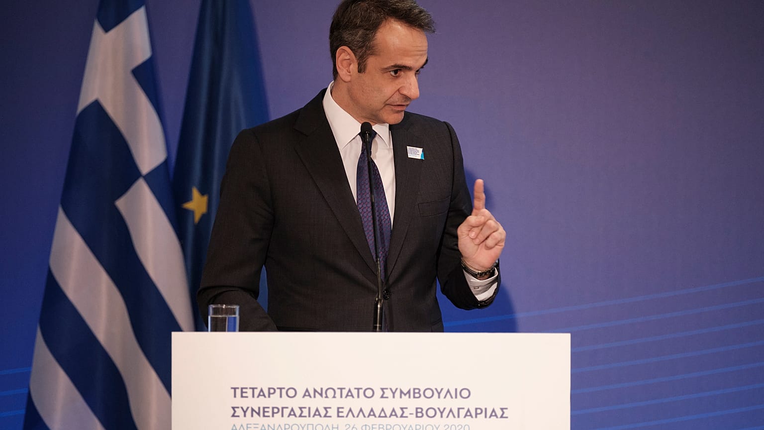 Ο πρωθυπουργός Κυριάκος Μητσοτάκης 