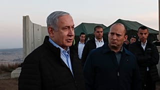 رئيس الوزراء الإسرائيلي بنيامين نتنياهو مع ووزير الدفاع نفتالي بينيت 24/11/2019