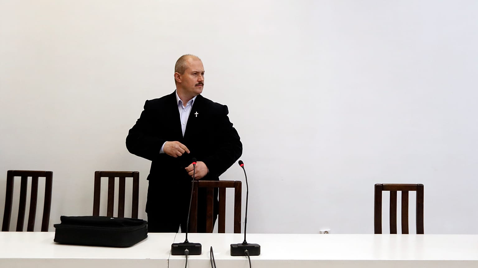 Marian Kotleba, Chairman of the far-right People's Party Our Slovakia