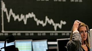 stock market in Frankfurt, central Germany, Monday, Oct. 20, 2008. 