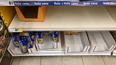 Készlethiány egy szlovák boltban