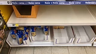 Készlethiány egy szlovák boltban