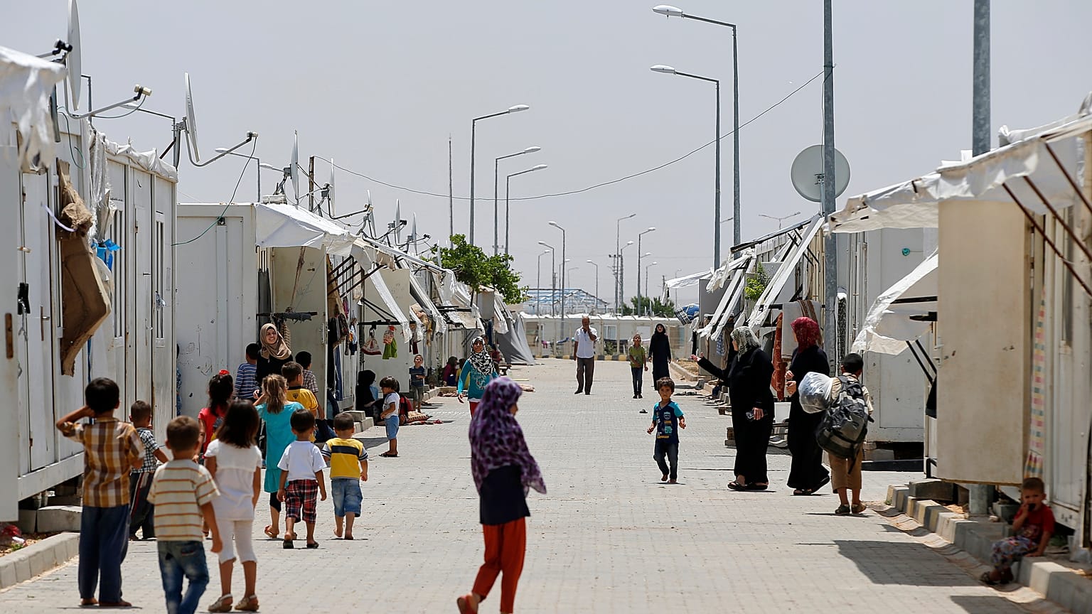 Kilis'teki Suriyeli mülteciler