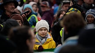 غريتا ثنبرغ تنضم لمظاهرة لأجل المناخ في بريطانيا. 2020/02/28