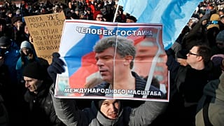 Марш памяти Бориса Немцова в Москве. 
