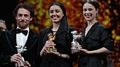 Elio Germano, Baran Rasoulof und Paula Beer