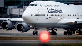 Flights at Frankfurt, home base of Lufthansa, were grounded after a drone was seen 
