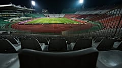 View of the empty Puskas Ferenc Stadium in Budapest, Hungary,  March 22, 2013