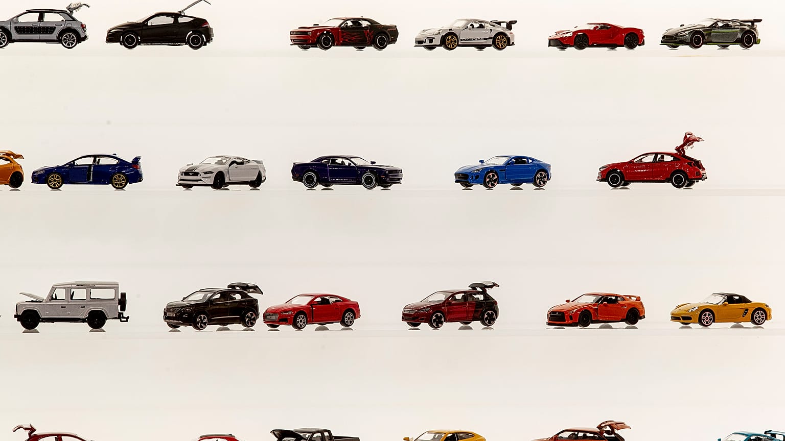 Spielzeugautos bei der IAA in Frankfurt 2019