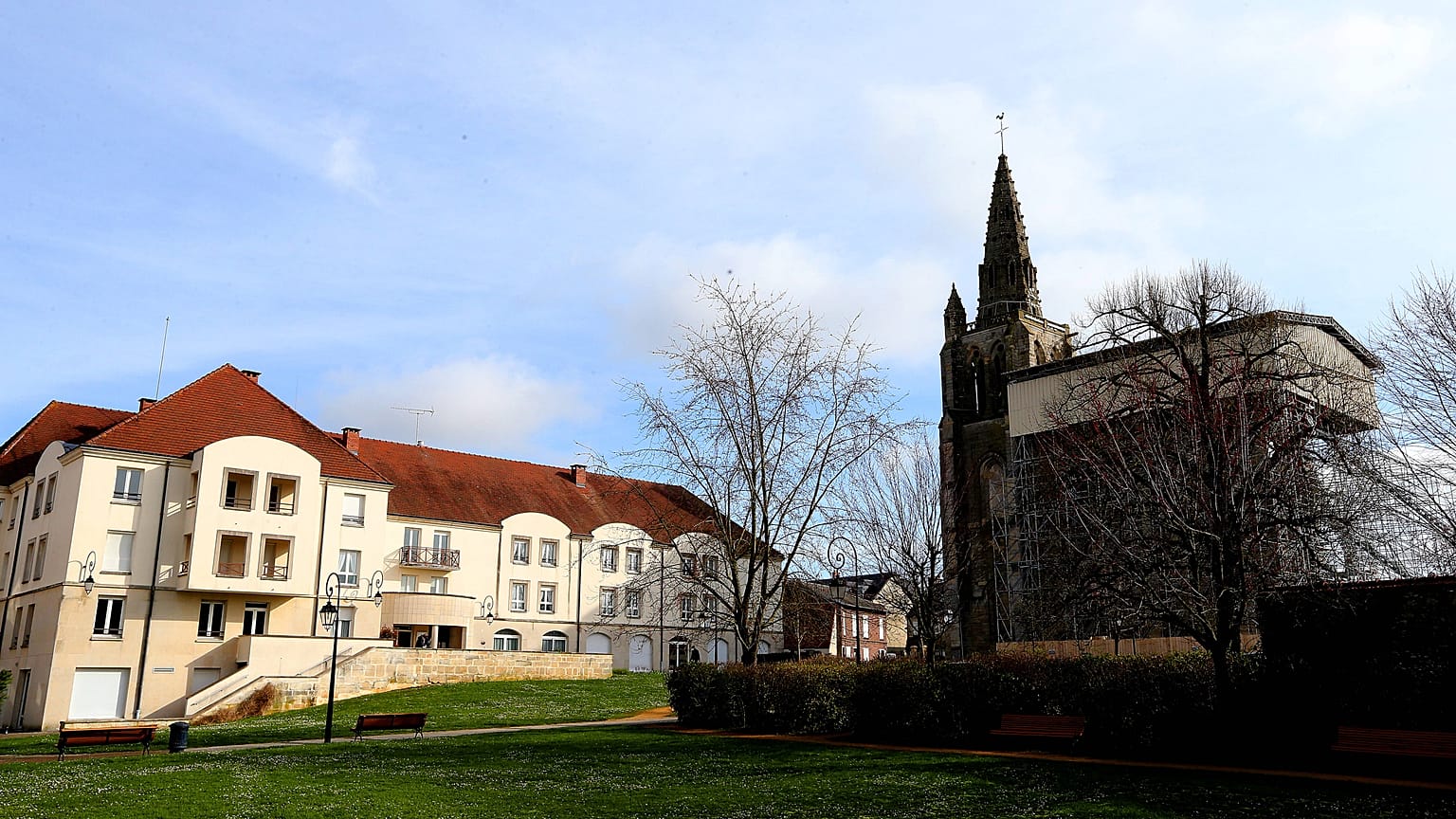 La maison de retraite Etienne-Marie de la Hante, à Crépy-en-Valois dans l'Oise, le 3 mars 2020