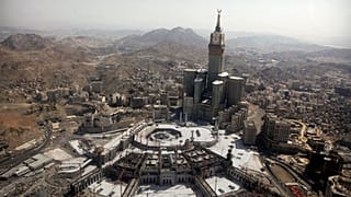 Mekke'de bulunan Kabe ve çevresindeki binalar