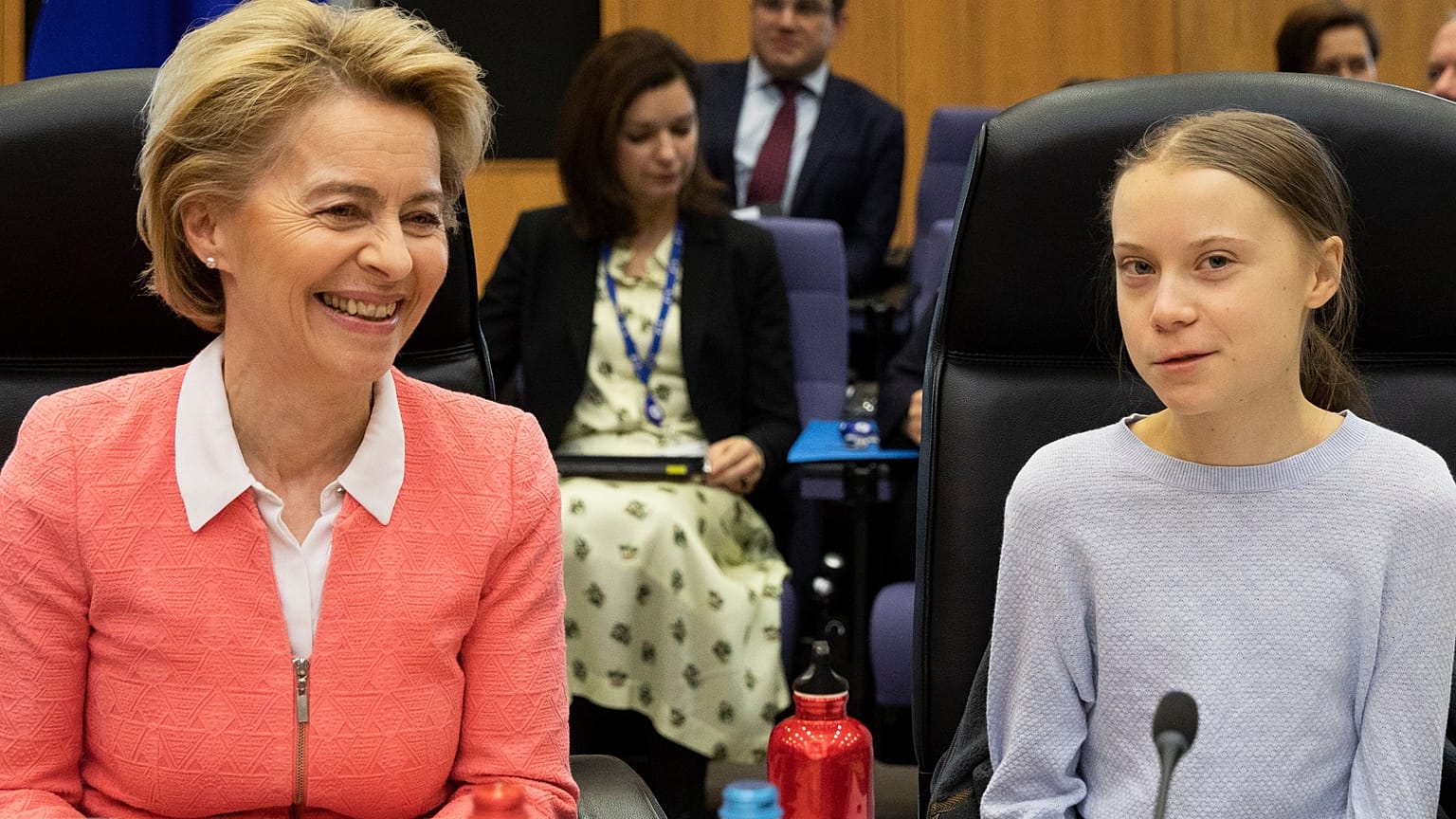 Ursula von der Leyen és Greta Thunberg
