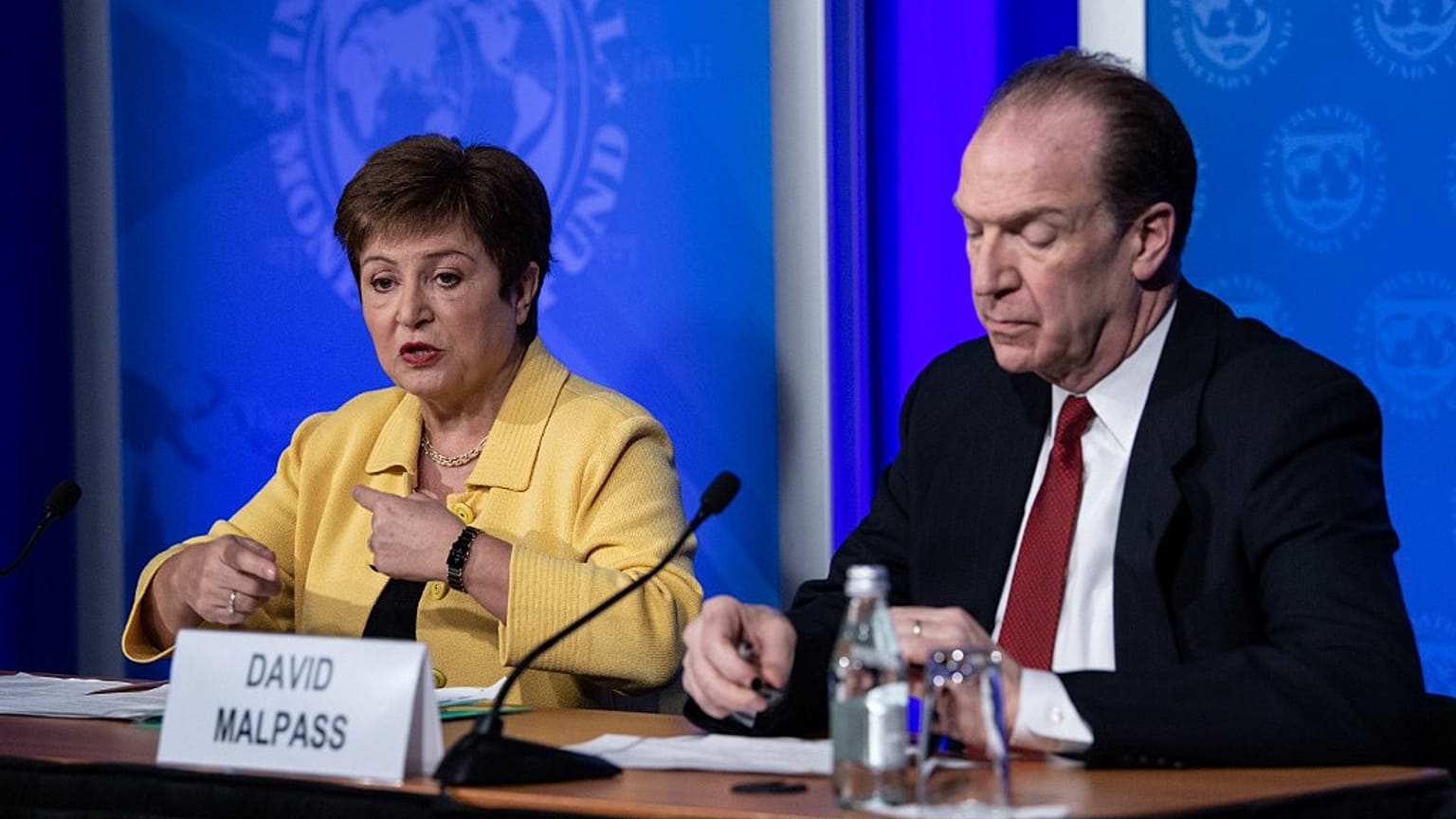 IMF Başkanı Georgieva ve Dünya Bankası Başkanı Malpass