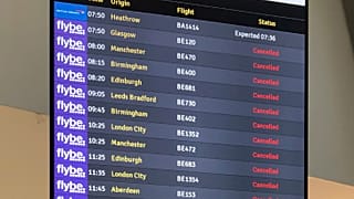 Все полёты авиакомпании Flybe прекращены