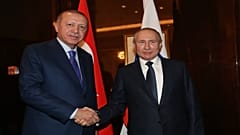 الرئيس الروسي فلاديمير بوتين ونظيره التركي طيب رجب إدروغان