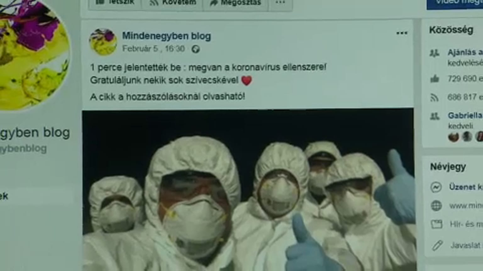 Koronavírus: profitszerzés álhírekkel