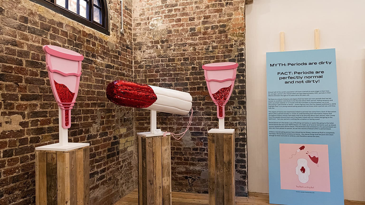 Art inspired by vulvas and vaginas.