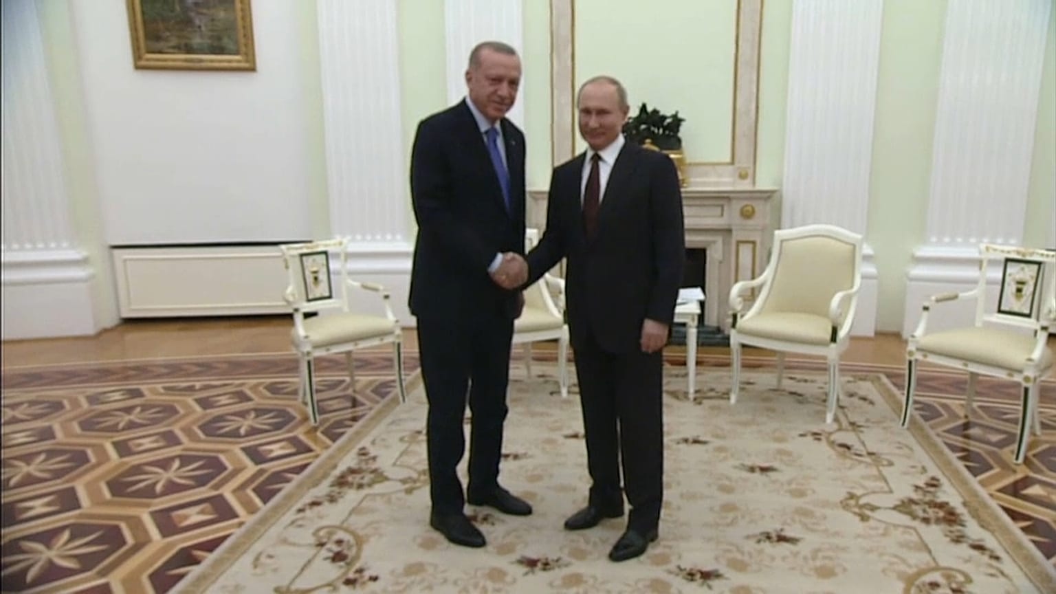 Putin e Erdogan acordam cessar-fogo para a Síria