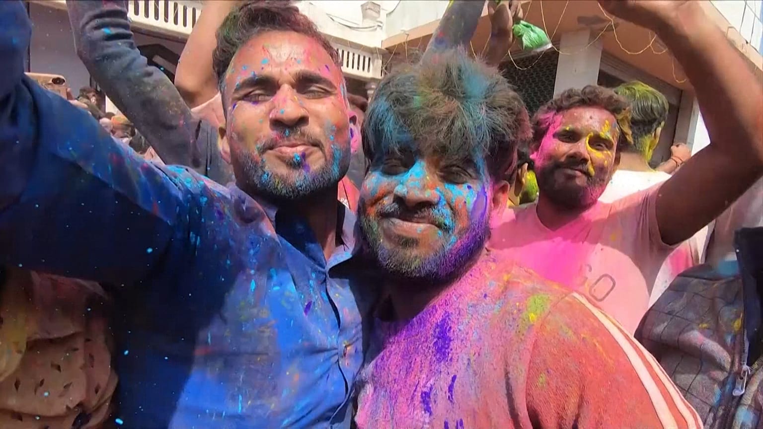 Holi festivities go ahead despite caution from PM Modi over COVID-19