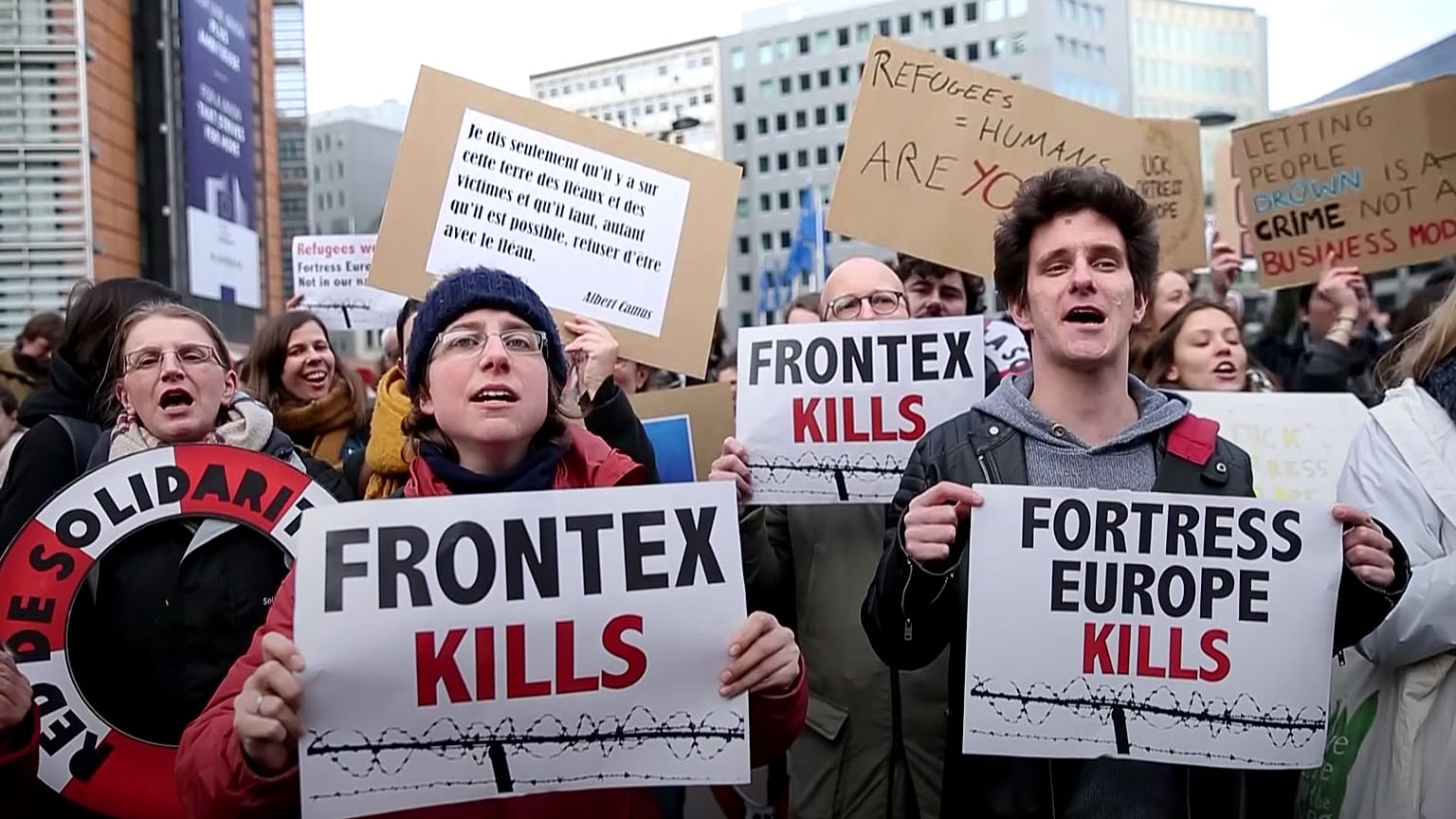 Manifestación en Bruselas
