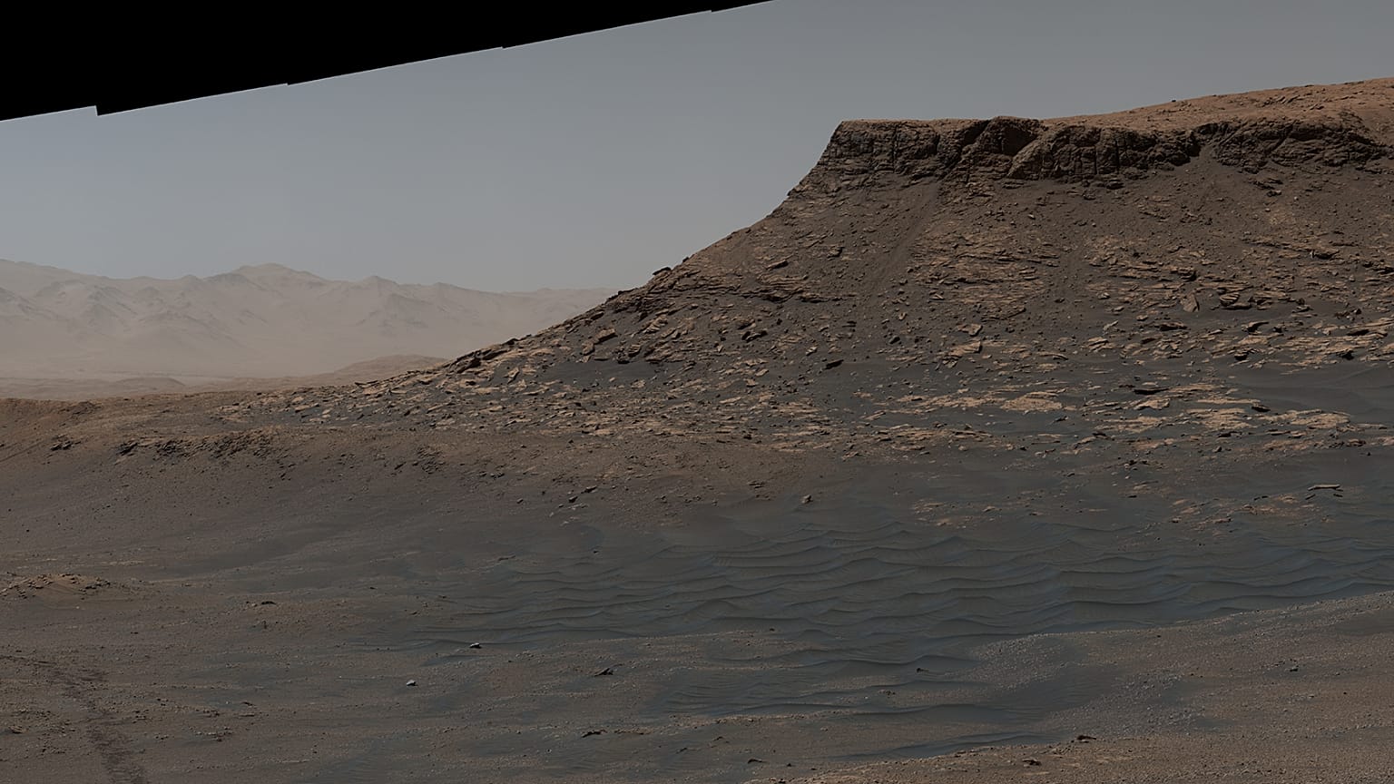 Mars'ta çekilen panaromadan bir kare