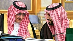 محمد بن سلمان بصحبة محمد بن نايف