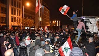 Lübnan'ın başkenti Beyrut'taki gösteriler 
