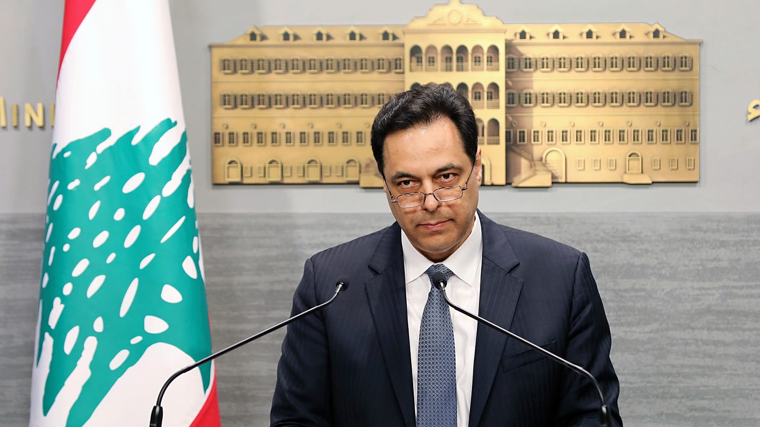 رئيس الوزراء اللبناني حسان دياب