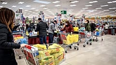 Milano'da bir süpermarket