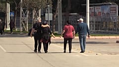 Adana'da düzenlenen 8 Mart Kadınlar Günü mitingine erkekler alınmadı