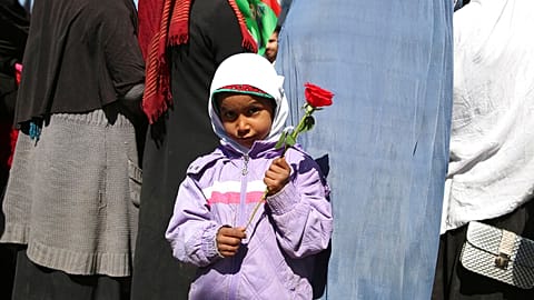 رقص زنان کُرد سوریه در روز جهانی زن