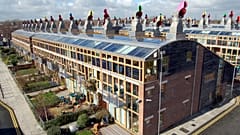 BedZED eco village exterior