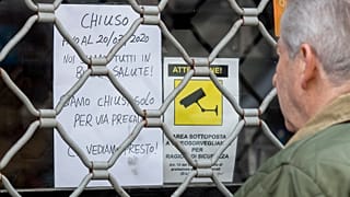 In Rome, Monday, March 9, 2020. Italy announced a sweeping quarantine early Sunday for its northern regions