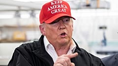 President Donald Trump speaks during a meeting about the coronavirus at the Centers for Disease Control and Prevention, Friday, March 6, 2020, in Atlanta