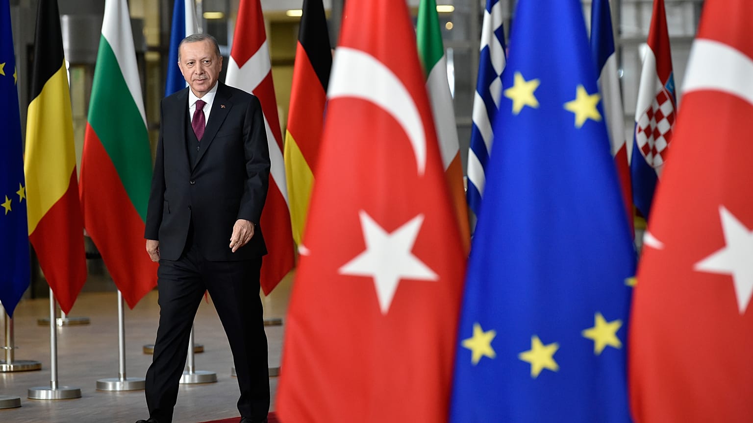 Türkischer Präsident Erdogan bei der EU
