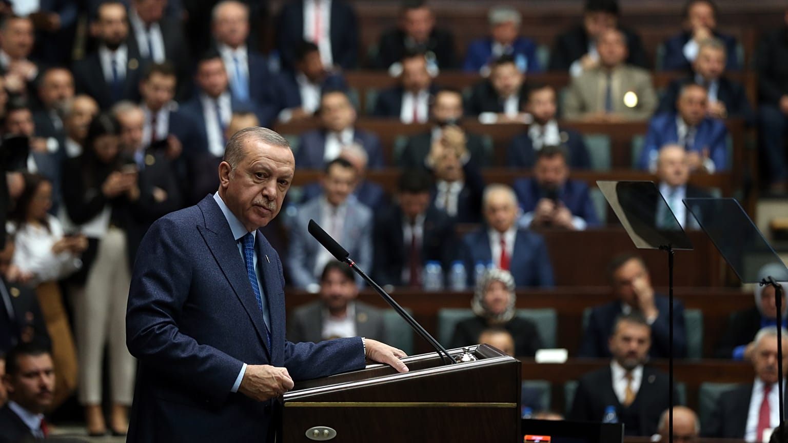 Türkiye Cumhurbaşkanı ve AK Parti Genel Başkanı Recep Tayyip Erdoğan