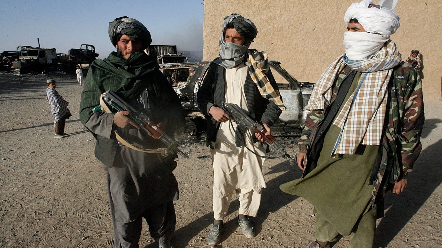Taliban militanları / Gazne / Afganistan (arşiv) 