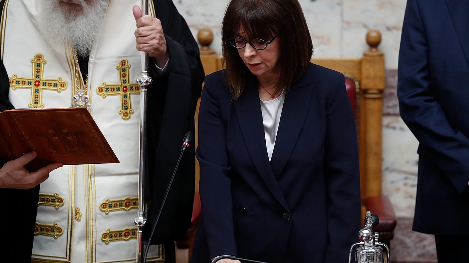 Greece New President Virus Outbreak