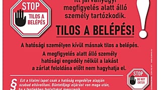 Ilyen lesz a kiragasztandó matrica