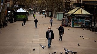 İspanya'da koronavirüs salgını sonrası sokaklar boşaldı
