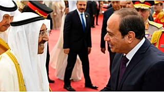 أمير الكويت الشيخ صباح الأحمد الجابر الصباح مع الرئيس المصري عبد الفتاح السيسي 