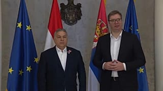 Orbán Viktor és Aleksandar Vučić