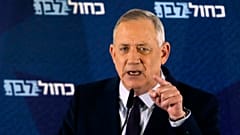 Benny Gantz am 7. März in Tel Aviv