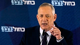 Benny Gantz am 7. März in Tel Aviv
