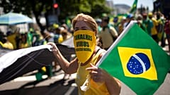 Bolsonaro-Anhänger demonstrieren in Brasilien trotz Corona-Warnung 