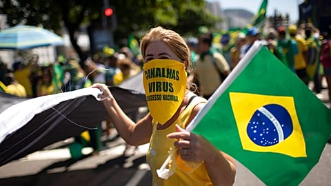 Bolsonaro-Anhänger demonstrieren in Brasilien trotz Corona-Warnung 
