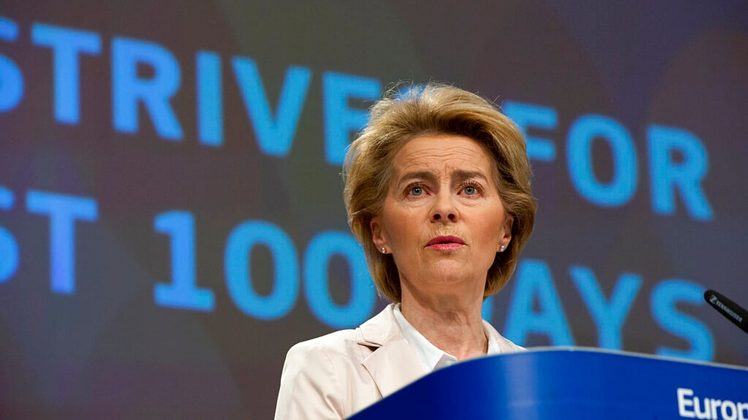 Von der Leyen propõe fechar UE durante 30 dias